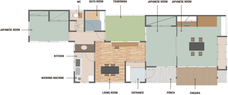 全部屋オーシャンビューのこだわり別荘(間取り)